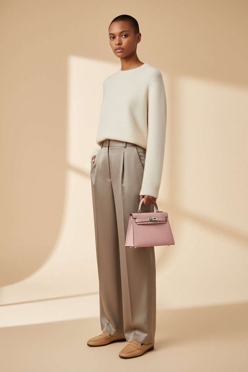 미니 켈리 Mini Kelly 2세대 19 핑크/실버 하드웨어