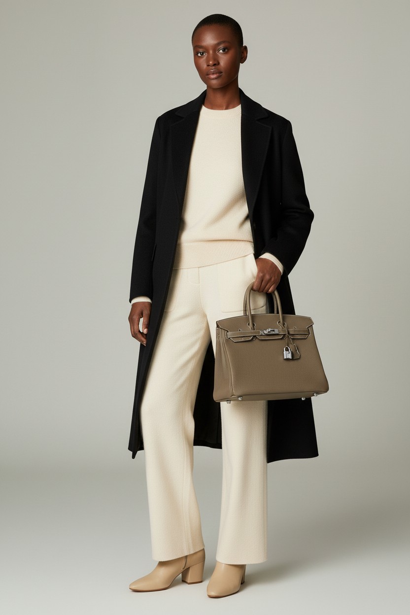 버킨 Birkin 30 Togo 엘프 그레이(Etoupe)/실버 하드웨어