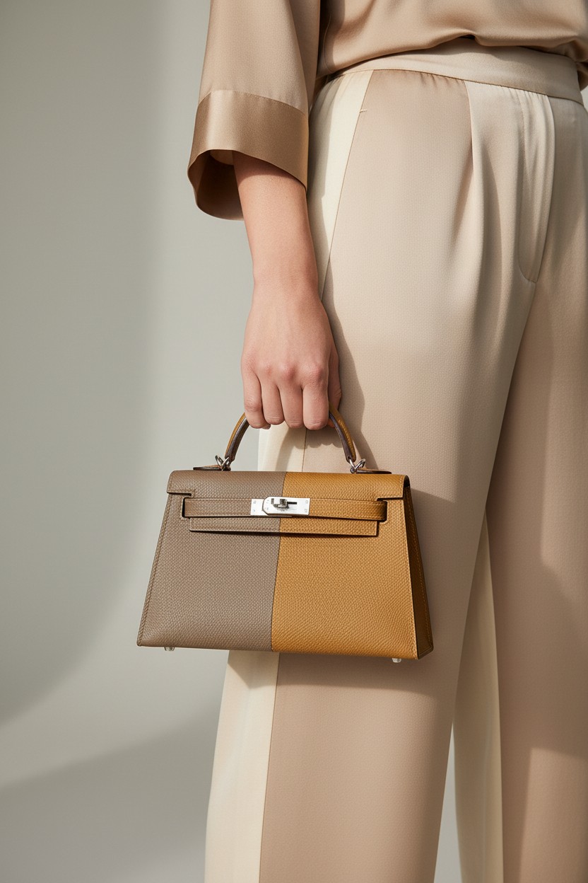 켈리 미니 Kelly Mini 19 트리플 컬러 블렌딩 실버 하드웨어