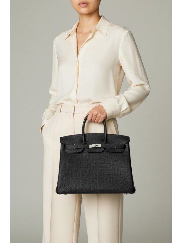 버킨 Birkin 30 Togo 블랙(Black) 실버 하드웨어