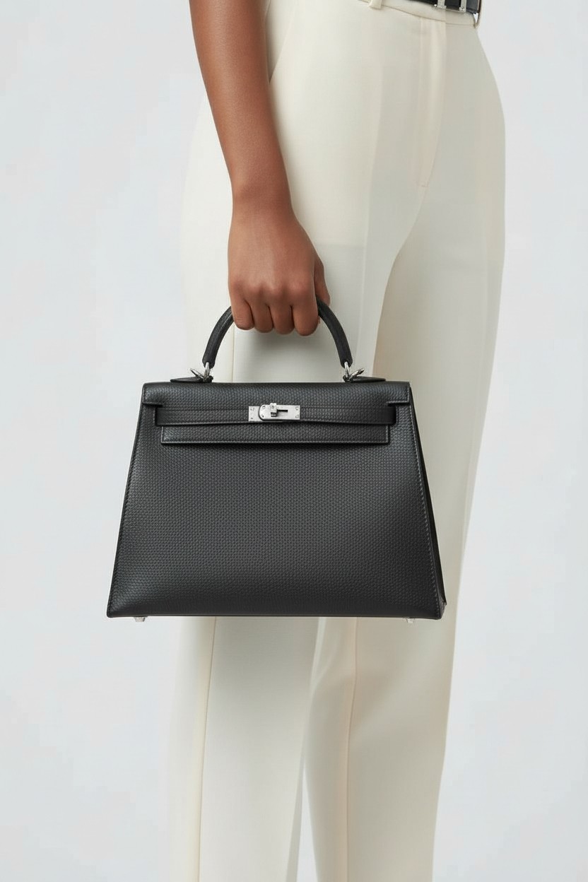 켈리 Kelly 25 epsom 블랙(Black) 실버 하드웨어