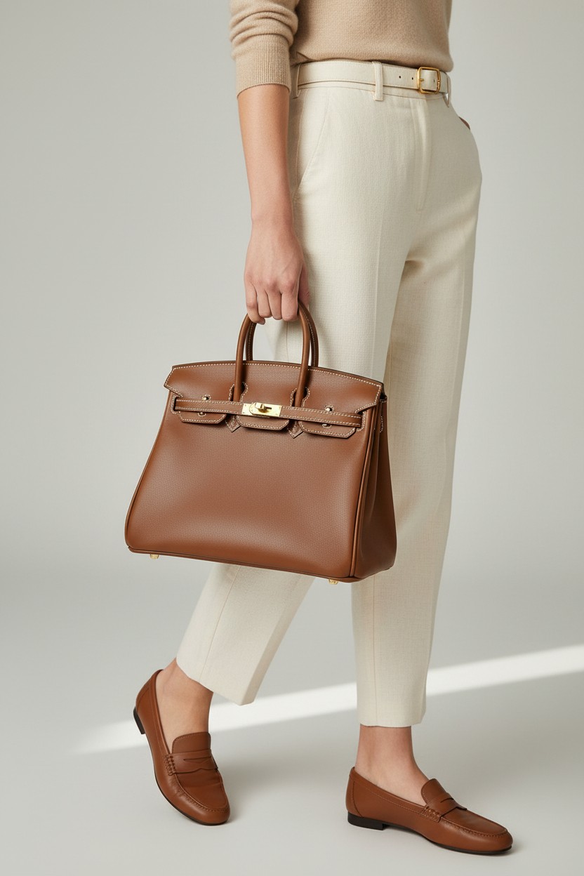 Birkin 버킨 25 Barenia 골드 브라운(Gold Brown) 골드 하드웨어
