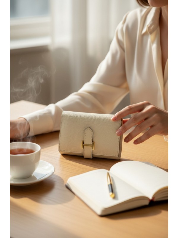 에르메스 Hermes 카드 지갑 536 Epsom 크림(Cream)